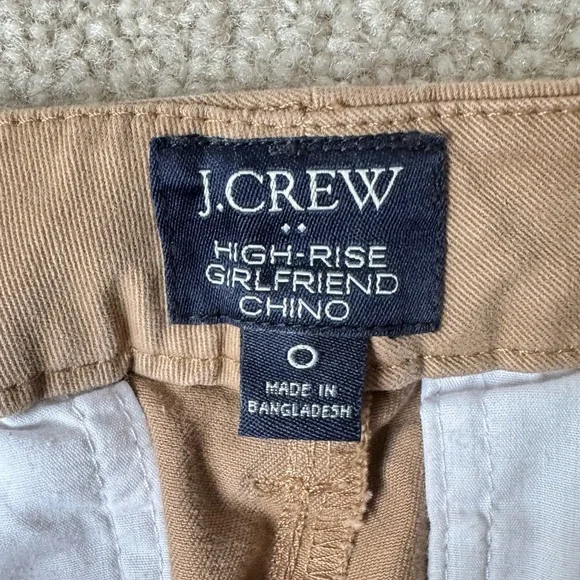 J. Crew Factory High Rise Girlfriend Chino Pants Bundle Straight Leg Size 0 - Picture 11 of 13